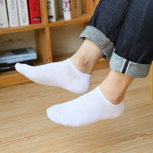 5pairs/lot Spring summer men cotton ankle Socks for men&#39;s business casual solid colors sock slippers 2018 Dropshipping