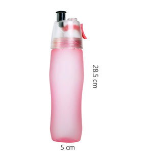 740ml Cycling Running Water Drinking Bottle Misting Spray Healthy Sports Bottles