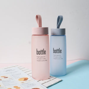 BPA Free Water Bottle Plastic Sport Scrub Leak Proof Drinking My Bottle Portable Fashion Drinkware Tour Bottles for Lovers H1094