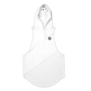 Brand Gyms Clothing Fitness Men Tank Top with hooded Mens Bodybuilding Stringers Tank Tops workout Singlet  Sleeveless Shirt