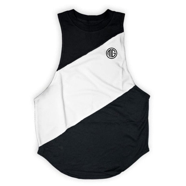 Brand Gyms Clothing Fitness Men Tank Top with hooded Mens Bodybuilding Stringers Tank Tops workout Singlet  Sleeveless Shirt