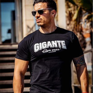 Brand Mens muscle T shirt bodybuilding fitness men tops cotton singlets Plus Big size TShirt  Short Sleeve Tshirt