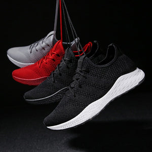 Breathable Men Sneakers Male Shoes Adult Red Black Gray High Quality Comfortable Non-slip Soft Mesh Men Shoes 2018 Summer New 02