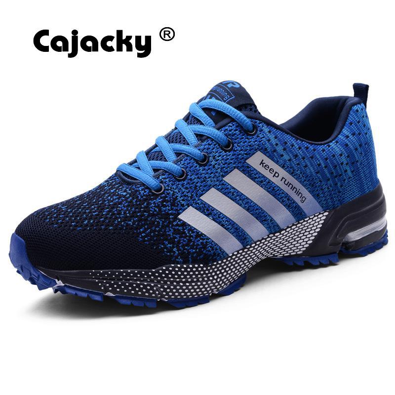 Cajacky High Quality Men Shoes Plus Size 47 Men Casual Shoes 2018 Autumn Winter Sneakers Lightweight Breathable Male Trainers 46