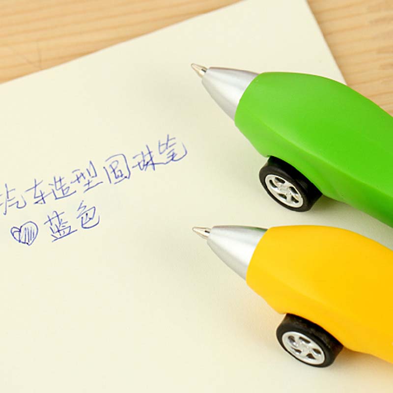 Car Modeling Ballpoint Pen for Writing 0.7mm Blue Ink Student Stationery School Office Supplies Joy Corner