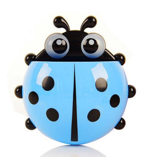 Creative Bathroom Products Sets Cartoon Ladybug Snails Toothbrush Toothpaste Holder Wall Sucker Suction Hook Tooth Brush Holder
