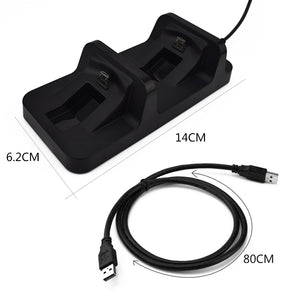 Data Frog Charging Adapter Dual Dock Station For Sony Playstation PS4 Controller Chargers For PS4 Pro Slim Wireless Gamepad