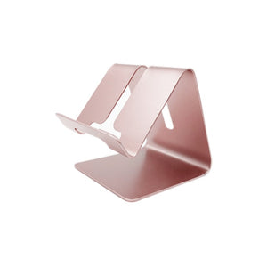 ET Universal Phone Holder Metal Anti-slip Cell Phone Holders Desktop Desk Mount Phone Stand for iPhone Smartphone Samsung Tablet
