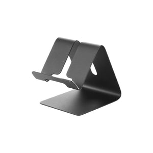 ET Universal Phone Holder Metal Anti-slip Cell Phone Holders Desktop Desk Mount Phone Stand for iPhone Smartphone Samsung Tablet