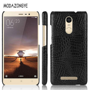 For Xiaomi Redmi Note 3 Pro Case  Luxury PU Leather Hard Plastic Back Cover Phone Case For Xiami Xaomi Xiomi Redmi Note 3 Pro