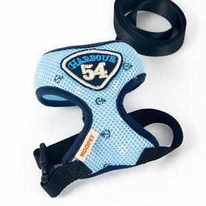HOOPET Pet Cat Vest Harness Leashes Suit Navy Blue Harness Pet Cat Puppy Pet Cat Small Pet