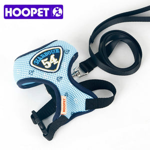 HOOPET Pet Cat Vest Harness Leashes Suit Navy Blue Harness Pet Cat Puppy Pet Cat Small Pet