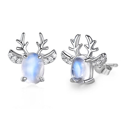 LARGERLOF 925 пробы серебряные серьги для женщин рождественские серьги ручной работы серебро 925 ювелирные изделия лунный камень серьги ED47013