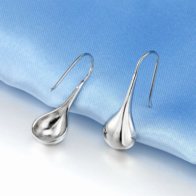 LARGERLOF Earrings Silver 925 Women Silver 925 Jewelry Handmade Fine Jewelry Drop Earrings Jewelry Earrings EG3001
