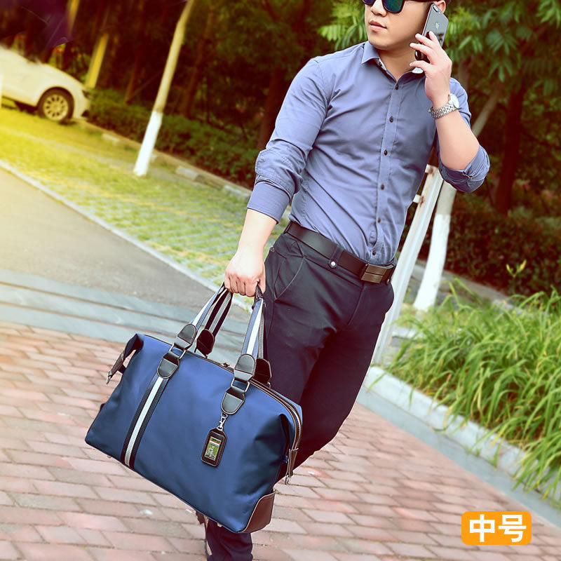 Man Portable Shoulder Bags Foldable Luggage Bag Business Organizer Package Diagonal Travel Bag High Quality Nylon Large Capacity