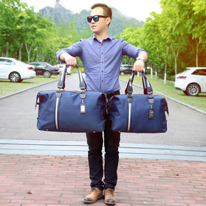 Man Portable Shoulder Bags Foldable Luggage Bag Business Organizer Package Diagonal Travel Bag High Quality Nylon Large Capacity