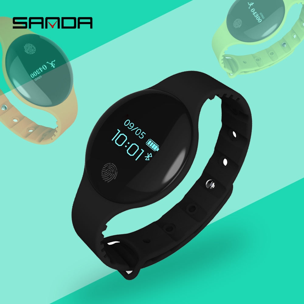 SANDA Bluetooth Smart Watch for IOS Android Men Women Sport Intelligent Pedometer Fitness Bracelet Watches for iPhone Clock Men