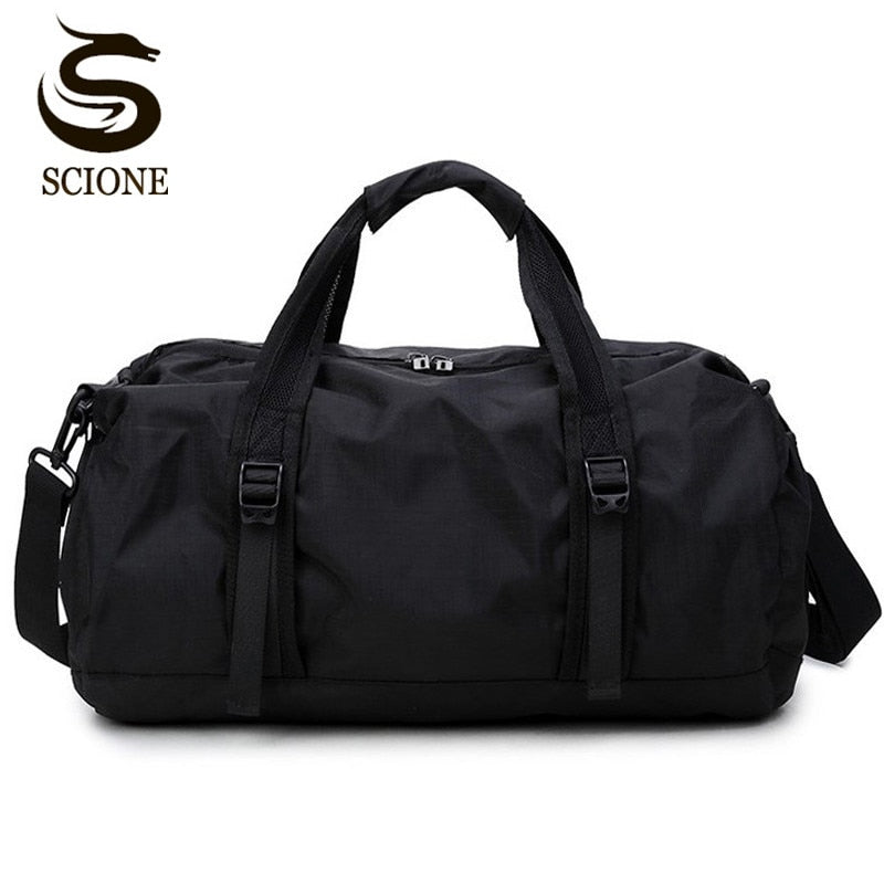 Scione Waterproof Travel Bag Multifunction Travel Duffle Bags for Men &amp; Women Collapsible Bag Large Capacity Duffel Folding Bags