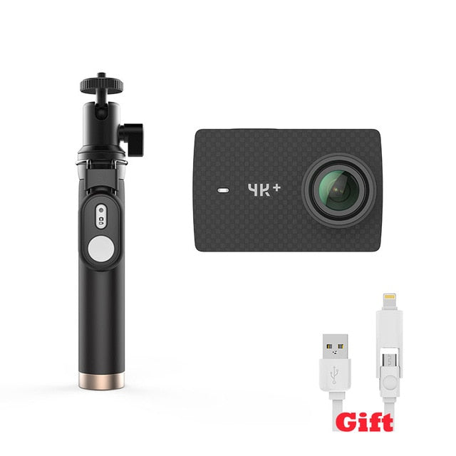 YI 4K+(Plus) Action Camera International Edition FIRST 4K/60fps Amba H2 SOC Cortex-A53 IMX377 12MP CMOS 2.2"LDC RAM EIS WIFI