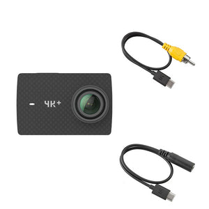 YI 4K+(Plus) Action Camera International Edition FIRST 4K/60fps Amba H2 SOC Cortex-A53 IMX377 12MP CMOS 2.2"LDC RAM EIS WIFI