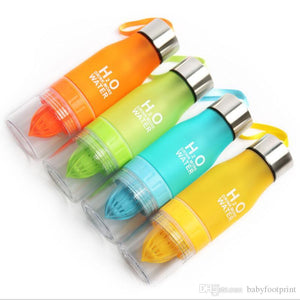 BPA free fruit lemon bottle plastic water bottle