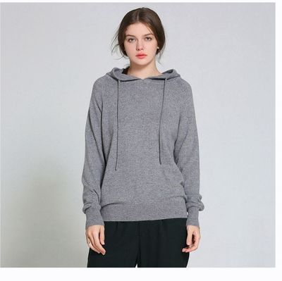 LHZSYY 2018 Autumn winter New women&#39;s Cashmere Sweater loose Hooded Sweater solid color high-quality soft pullover fashion shirt