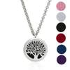 20 Styles Premium Aromatherapy Essential Oil Diffuser Necklace Locket Pendant, 316L Stainless Steel Jewelry with 24&quot; Chain and 6 Pads