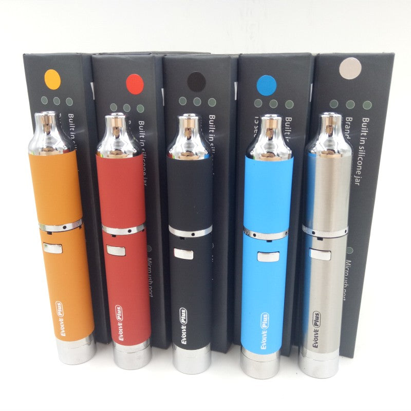 Authentic Yocan Evolve Plus Kit 1100mAh Battery Wax Vaporizer Whit QDC Quartz Dual Coil Stealth Dabber Vape Pen