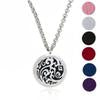 20 Styles Premium Aromatherapy Essential Oil Diffuser Necklace Locket Pendant, 316L Stainless Steel Jewelry with 24&quot; Chain and 6 Pads