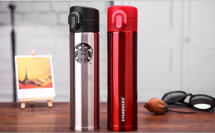 4 Colors Starbucks Insulation Cup Vacuum Flasks Thermos Stainless Steel Insulated Thermos Cup Coffee Mug Travel Drink Bottle