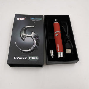 Authentic Yocan Evolve Plus Kit 1100mAh Battery Wax Vaporizer Whit QDC Quartz Dual Coil Stealth Dabber Vape Pen