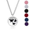 20 Styles Premium Aromatherapy Essential Oil Diffuser Necklace Locket Pendant, 316L Stainless Steel Jewelry with 24&quot; Chain and 6 Pads