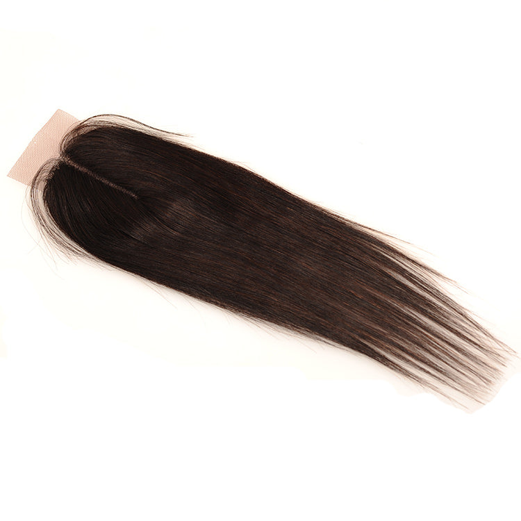 Straight Hair 6 Bundles with lace closure Human Hair Extension Brazilian Straight straight Human Hair 7 pcs lot