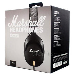 Marshall MONITOR Headphone Headset With Mic Deep Bass Marshall DJ Hi-Fi Headphones HiFi Earphones Professional DJ Monitor Headphones