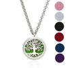 20 Styles Premium Aromatherapy Essential Oil Diffuser Necklace Locket Pendant, 316L Stainless Steel Jewelry with 24&quot; Chain and 6 Pads