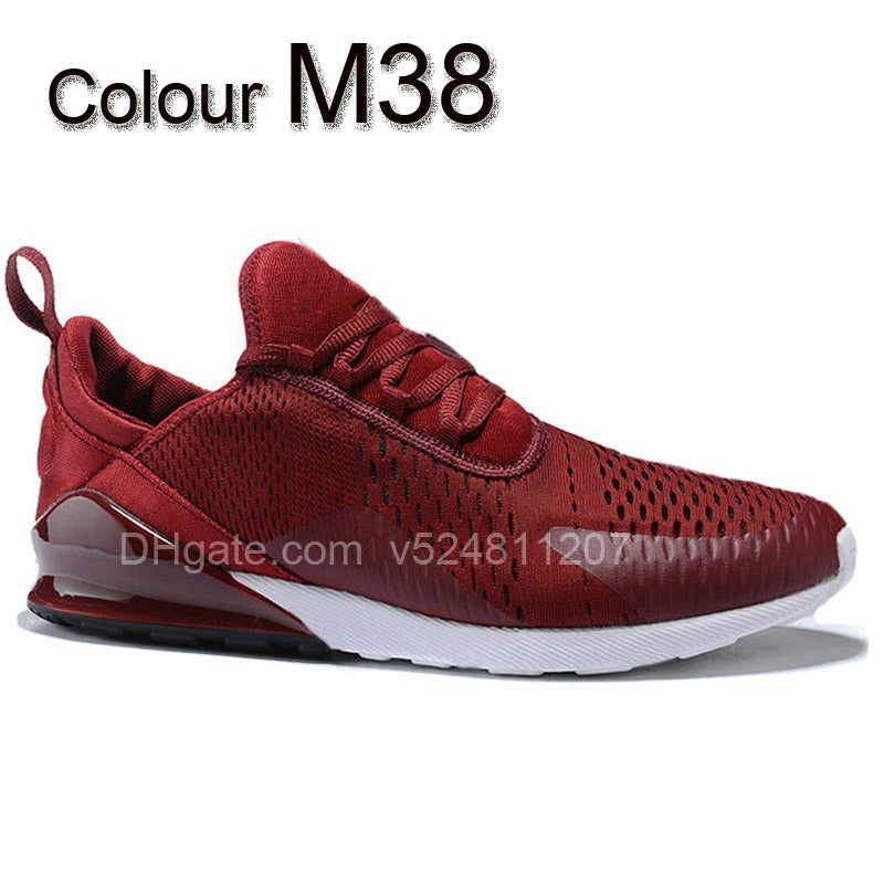 New 270 Men Running Shoes Sneakers Women Run Trainers Racer Wmns Sports Trainers 270 Habanero Red Most Colours For Vip Customers