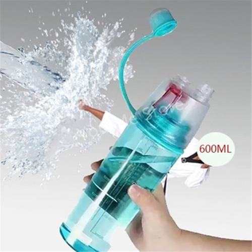 Bottle Sports 400/600ml Spray Hiking Cycling Portable Drinking Water Mist Spray Portable Atomizing Professional Sports Bottle