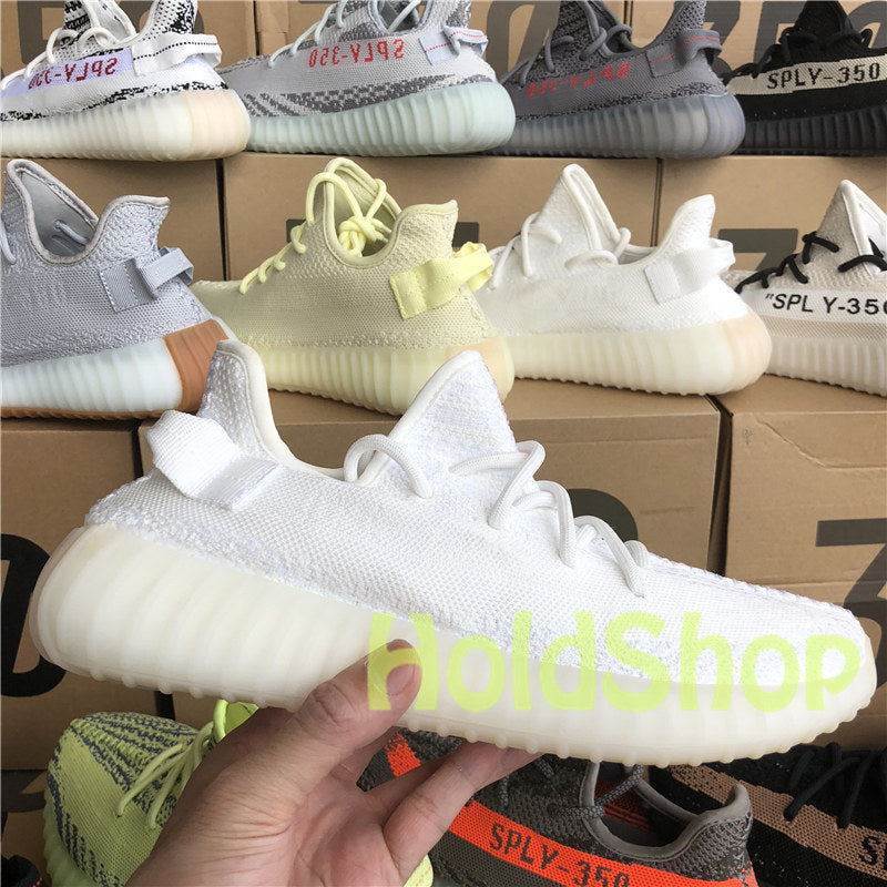 Sply 350 V2 Static Butter Kanye West Cream White Zebra Fashion Mens Running Shoes Runner Women Fashion Athletic Designer Sneakers US 5-13