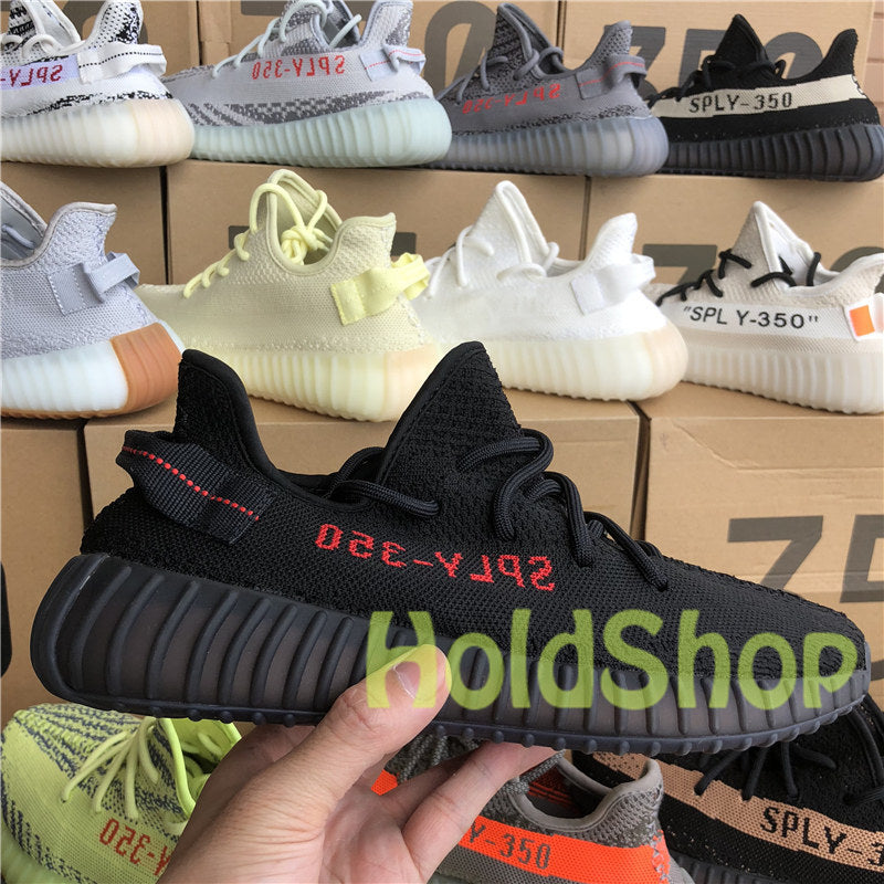 Sply 350 V2 Static Butter Kanye West Cream White Zebra Fashion Mens Running Shoes Runner Women Fashion Athletic Designer Sneakers US 5-13