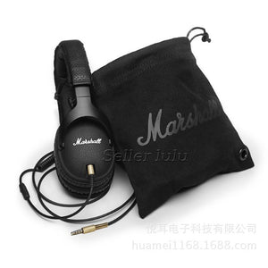 Marshall MONITOR Headphone Headset With Mic Deep Bass Marshall DJ Hi-Fi Headphones HiFi Earphones Professional DJ Monitor Headphones