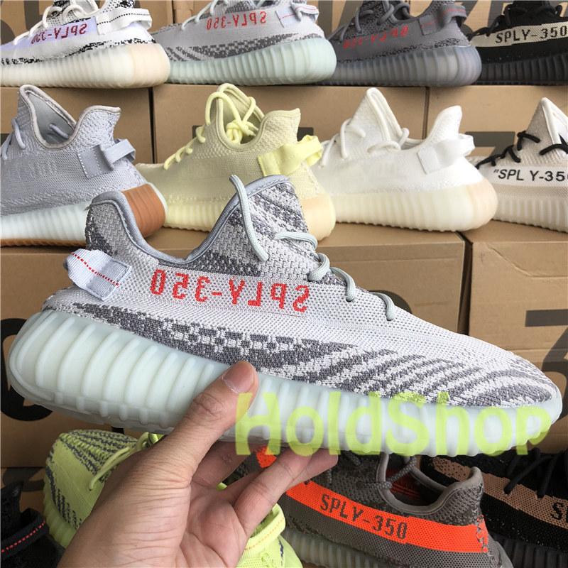 Sply 350 V2 Static Butter Kanye West Cream White Zebra Fashion Mens Running Shoes Runner Women Fashion Athletic Designer Sneakers US 5-13