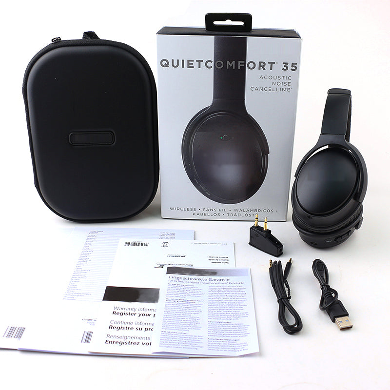 factory directly sell good quality for headset qc35 wireless Headphone with full retail box free shipping for PC computer system