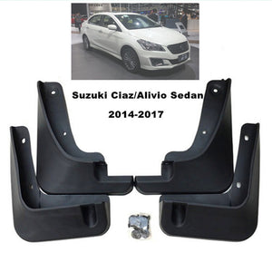 4Pcs/Set Car Mudflaps Splash Guards Mud Flap Mudguards Fender For Suzuki Ciaz/Alivio Sedan 2014-2017 Car Styling Accessories