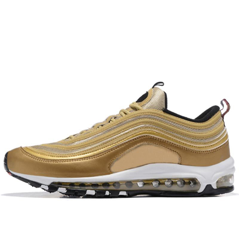 Designer 97 Running Shoes Mustard Yellow South Beach SE OG Gold Silver Bullet Triple White Black Men Women Trainer Sport Sneaker Size 36-46