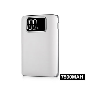 Universal Mobile Phone Power Bank Portable External Emergency Backup Battery Charger PowerBank USB Chargers Pack 7500mah 10000mah 15000mah